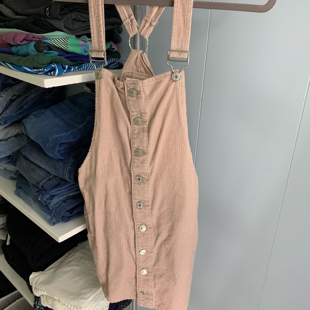 Corduroy, overall dress